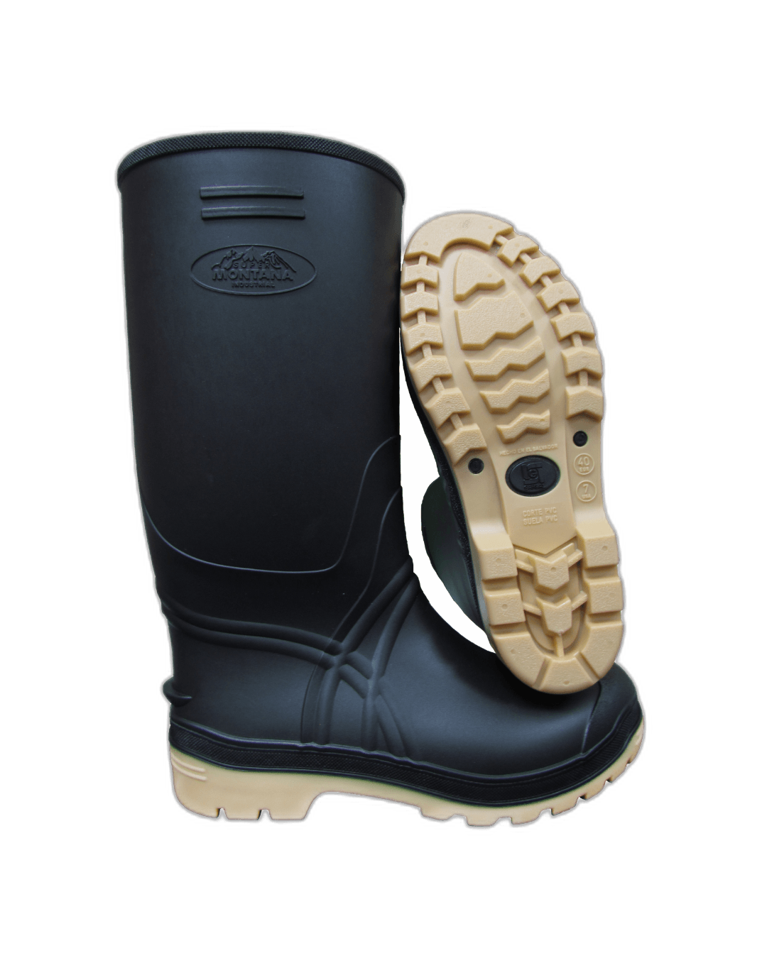 Super Montana Industrial - Bota caña PVC suela PVC - Garbal